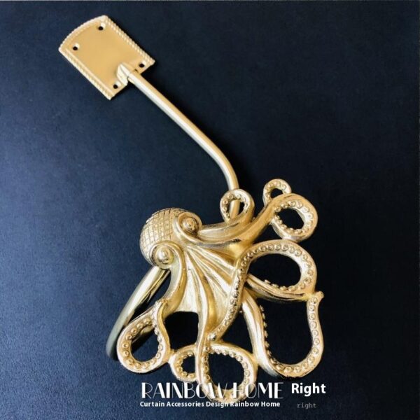Lily Little Angel Wings Brass Curtain American Decoration Hook - Image 5
