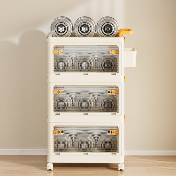 ⁦Children's Folding Storage Cabinet⁩ - الصورة ⁦9⁩