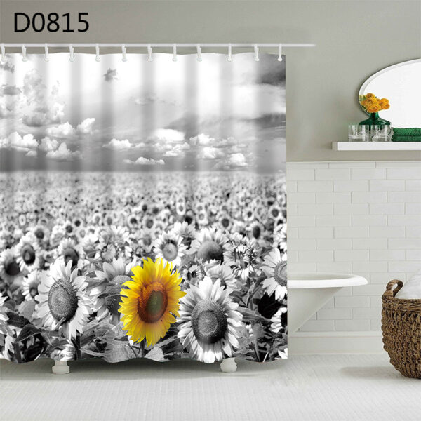 ⁦Shower Curtain Waterproof Thickened Bathroom Curtain⁩ - الصورة ⁦5⁩