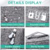 Electronics Organizer Travel Cable Organizer Bag Waterproof Portable Digital Storage Bag Electronic Accessories Case Cable Charger Organizer Case