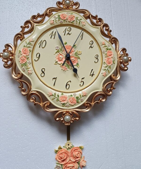 European Stereo Wall Clock Silent Clock - Image 3