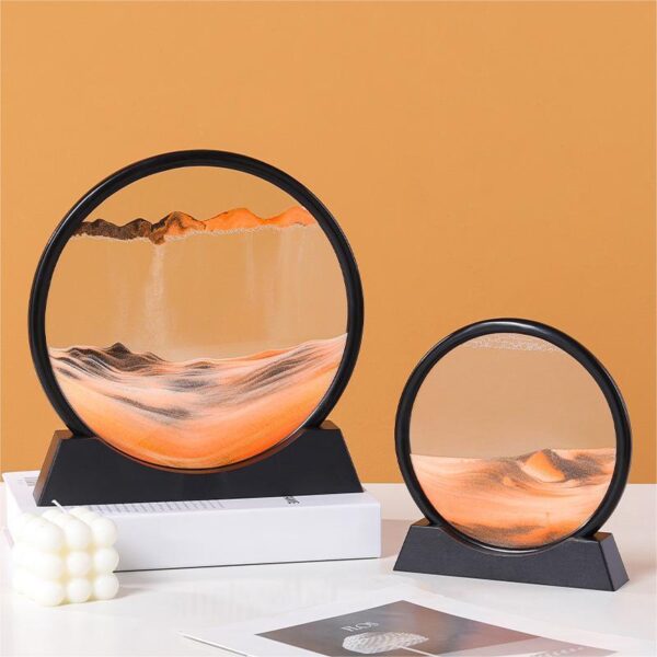Quicksand Painting Hourglass Ornaments Decoration Glass Crafts - Image 9
