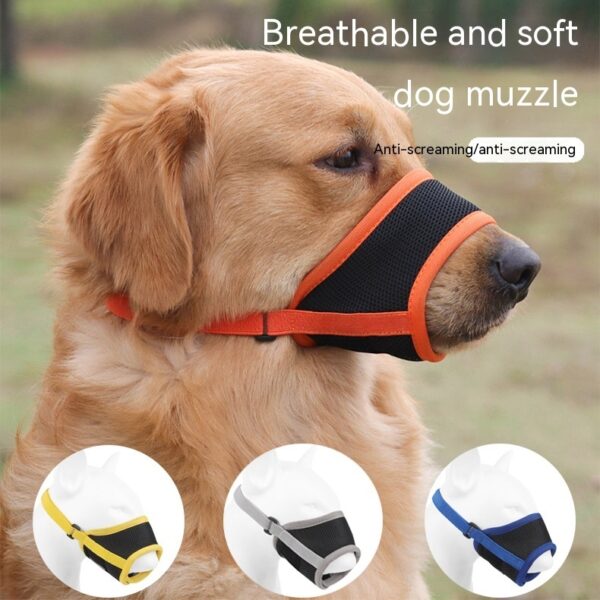 Breathable Mesh Dog Mouth Cover - Imagen 6
