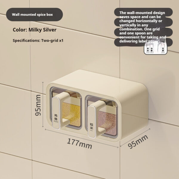 Household Kitchen Wall Hanging Decoration Type Condiment Storage Box - Image 7