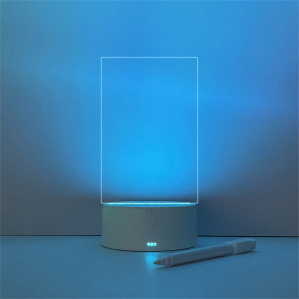 ⁦Bedside Message Writing Board Acrylic Night Light⁩ - الصورة ⁦8⁩