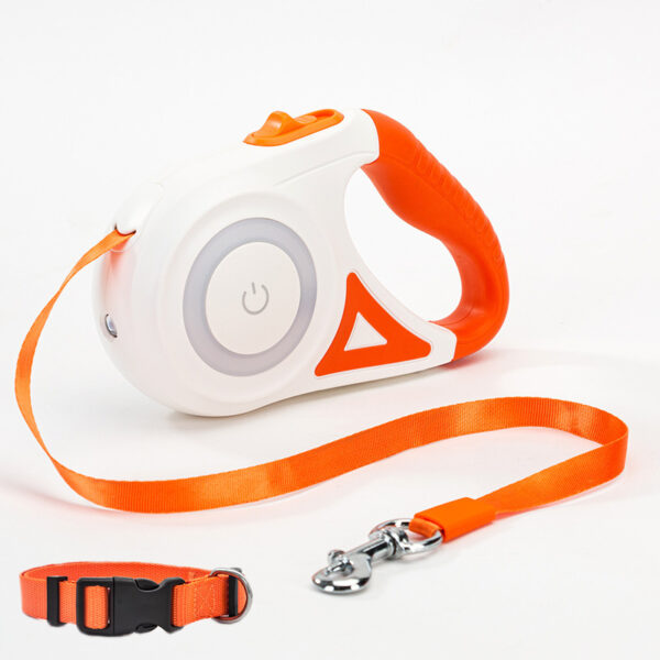 ⁦Dog Leash Retractable Leash And Dog Collar Spotlight Automatic Pet Dog Cat Traction Rope For Small Medium Dogs Pet Product⁩ - الصورة ⁦10⁩