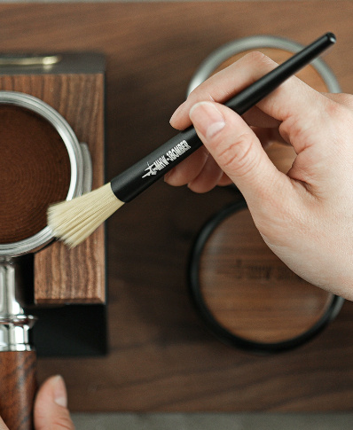 Coffee Brush Coffee Grinder Cleaning Brush Aluminum Alloy Cleaning Brush