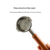 Coffee Tamper Base Accessory 304 Stainless Steel With Solid Wood Handle 58mm