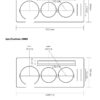 Modern Minimalist Solid Wood Coffee Coffee Distributor Storage Board