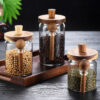 Glass Coffee Jars With Spoons, Candy Jars, Biscuit Jars, Storage Jars, Tea Jars