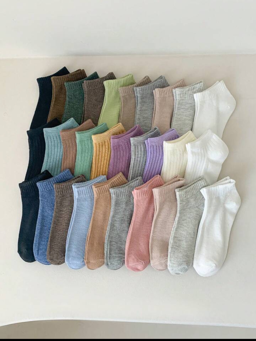 20 زوج جوارب كاحل للنساء